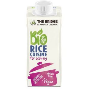 The Bridge Κρέμα ρυζιού χωρίς γλουτένη για μαγείρεμα, 200ml